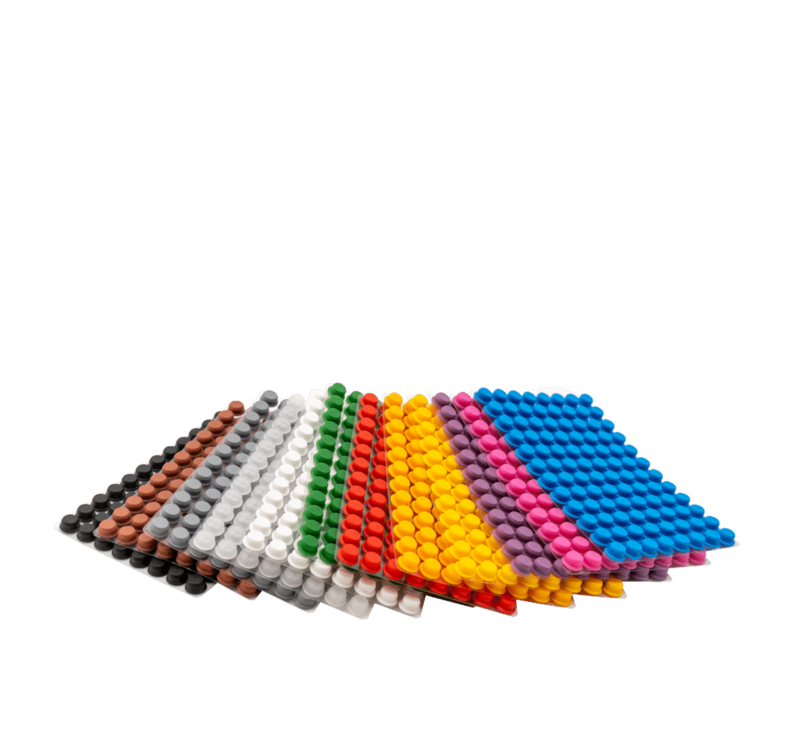 LVL SAFE® 96 push cap mat designed for secure and efficient sealing of 96 format 2D coded sample tubes supporting laboratory automation biobanking workflows and reliable sample protection during storage and handling in laboratory environments