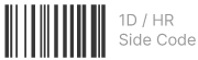 LVL SAFE® 1D HR Side Code Human Readable Code