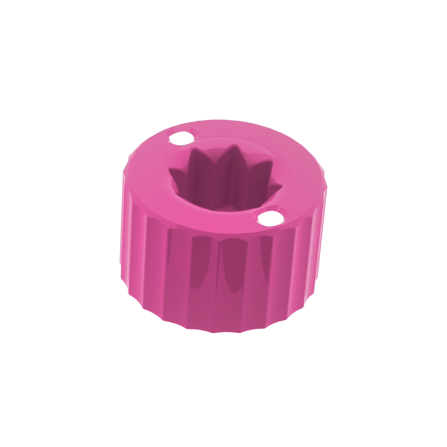 LVL SAFE® Screw Cap in Heideviolett RAL 4003 für sichere Probenabdichtung