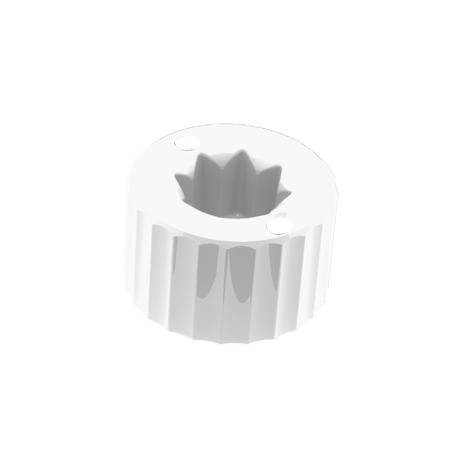 LVL SAFE® Screw Cap in Signalweiß RAL 9003 mit integrierter Dichtung