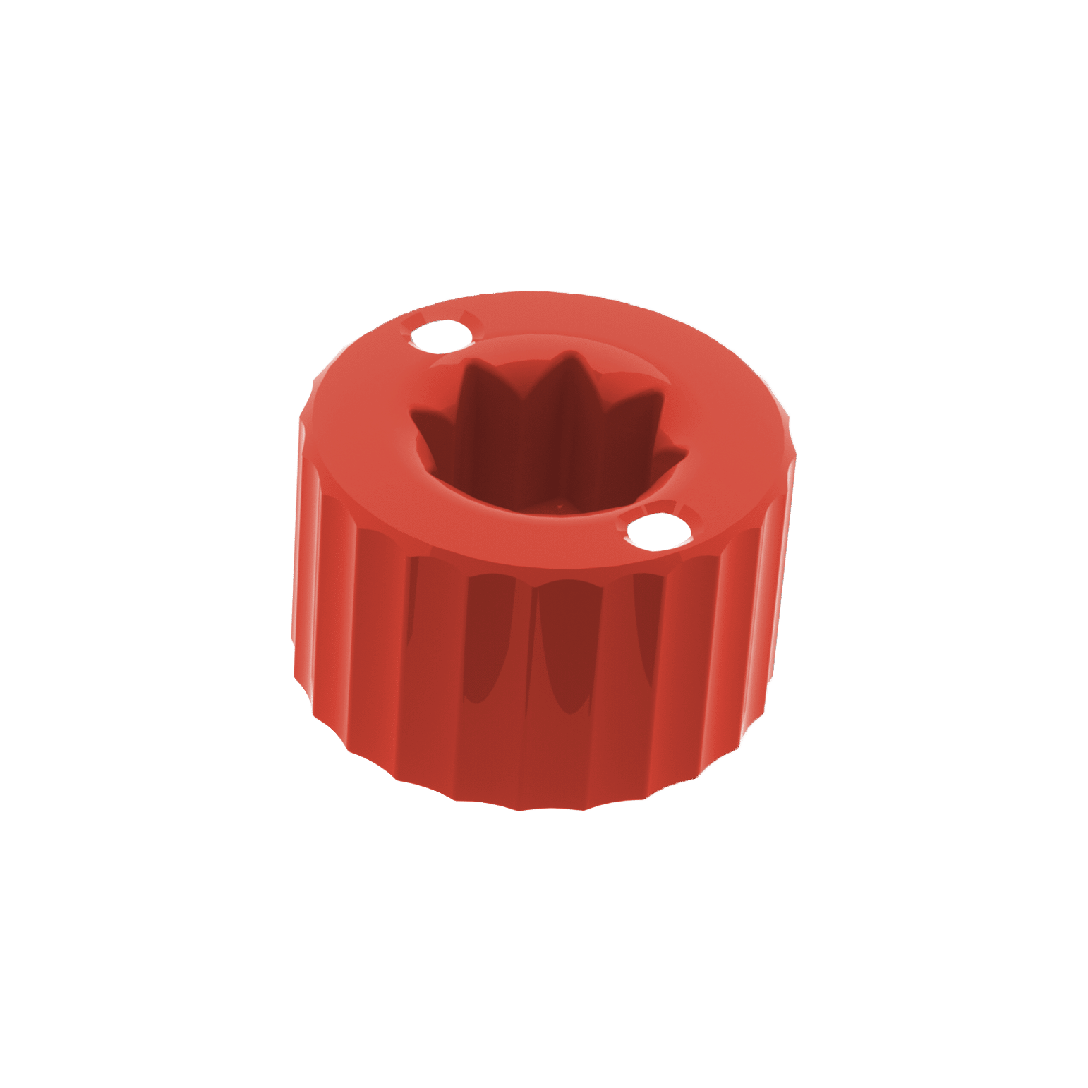 LVL SAFE® Screw Cap in Blutorange RAL 2002, verschlusssicher und chemikalienbeständig