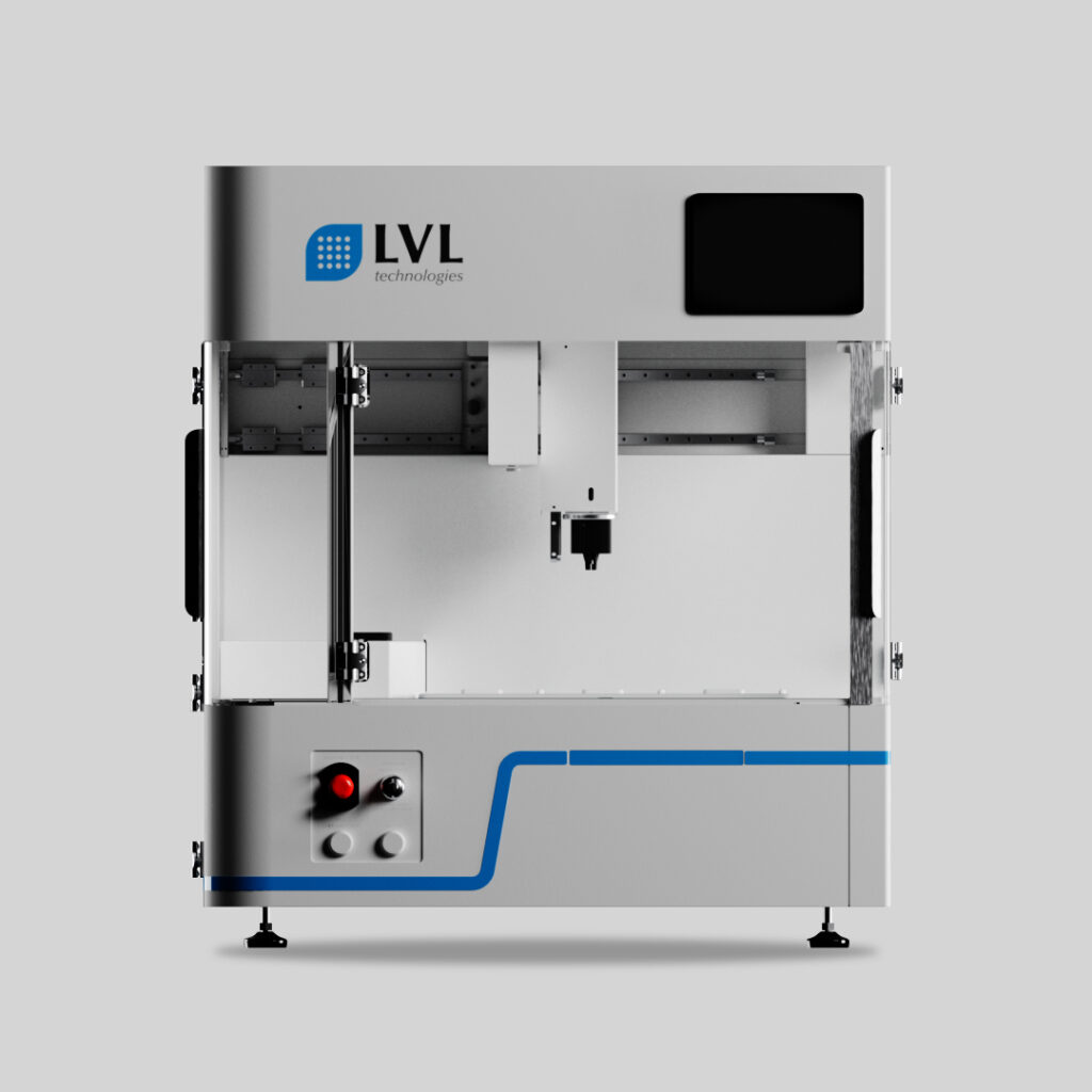 LVL SAFE® tube laser marker designed for precise and automated laser coding of 2D sample tubes supporting laboratory automation biobanking workflows and reliable sample identification with permanent readable codes for secure traceability in laboratory environments