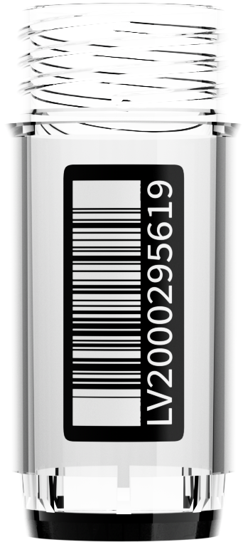 2D Tube LVL SAFE® XXLX 4000 Microliter / 4 ml mit seitlicher Codierung und ohne Deckel