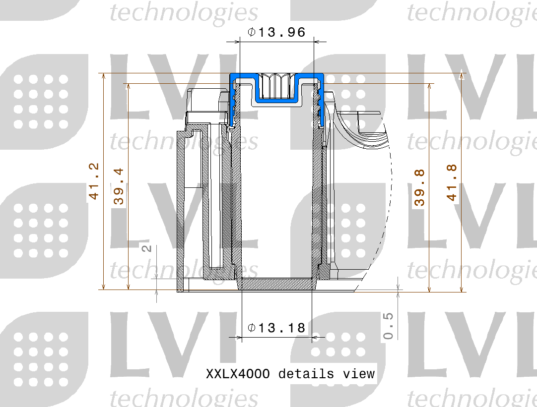 XXLX4000 details view