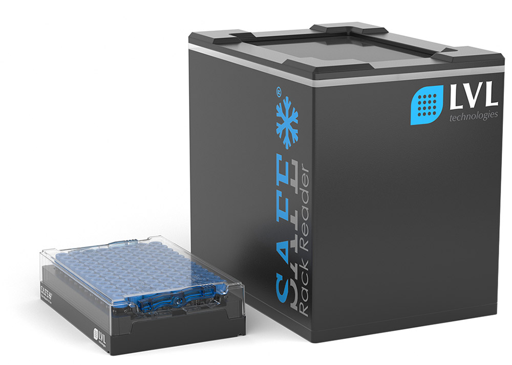 LVL SAFE® Rack Reader zur schnellen Erkennung von 2D- und 1D-codierten Tubes in SBS-kompatiblen Racks