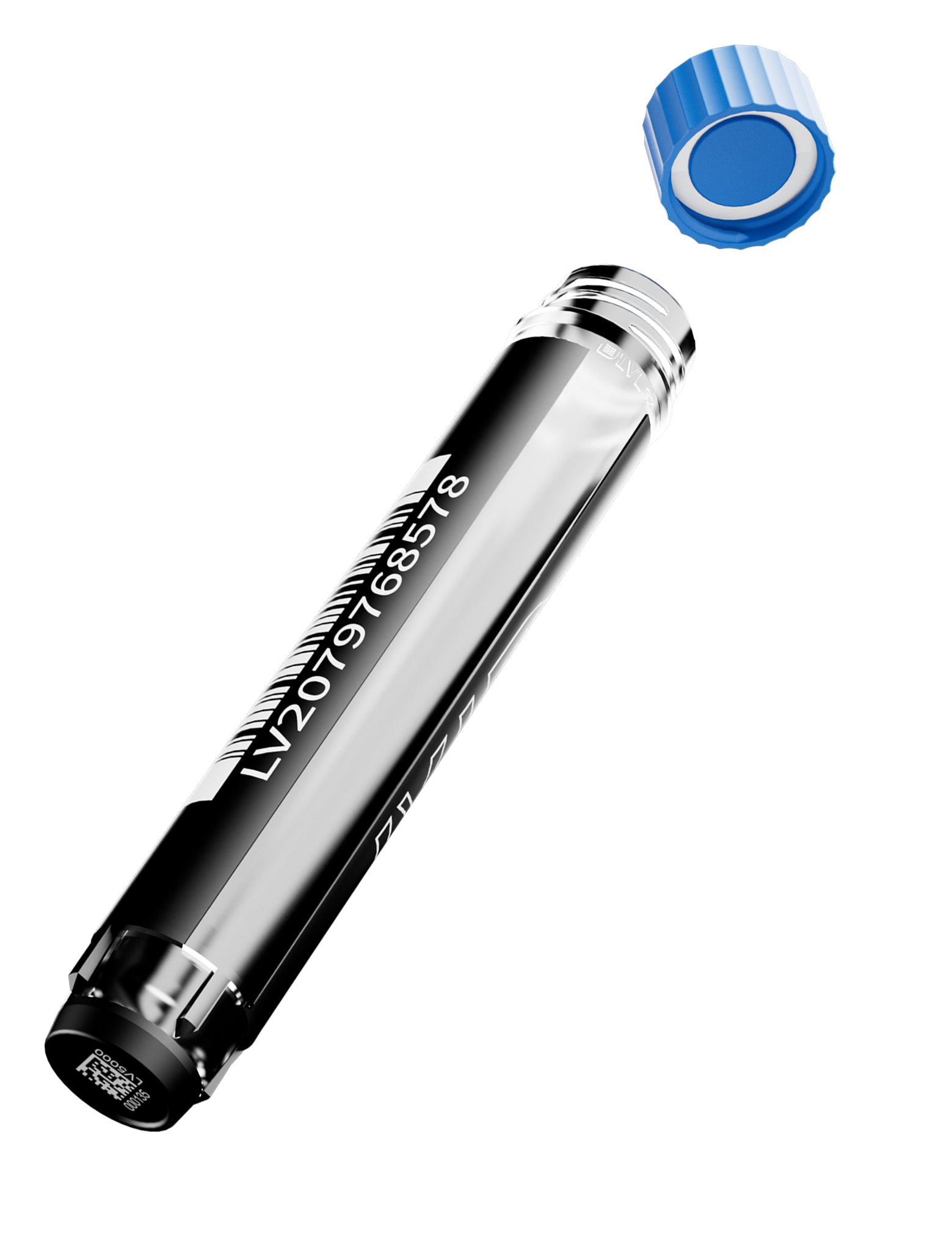 Single SAFE 2D tube for secure laboratory sample storage