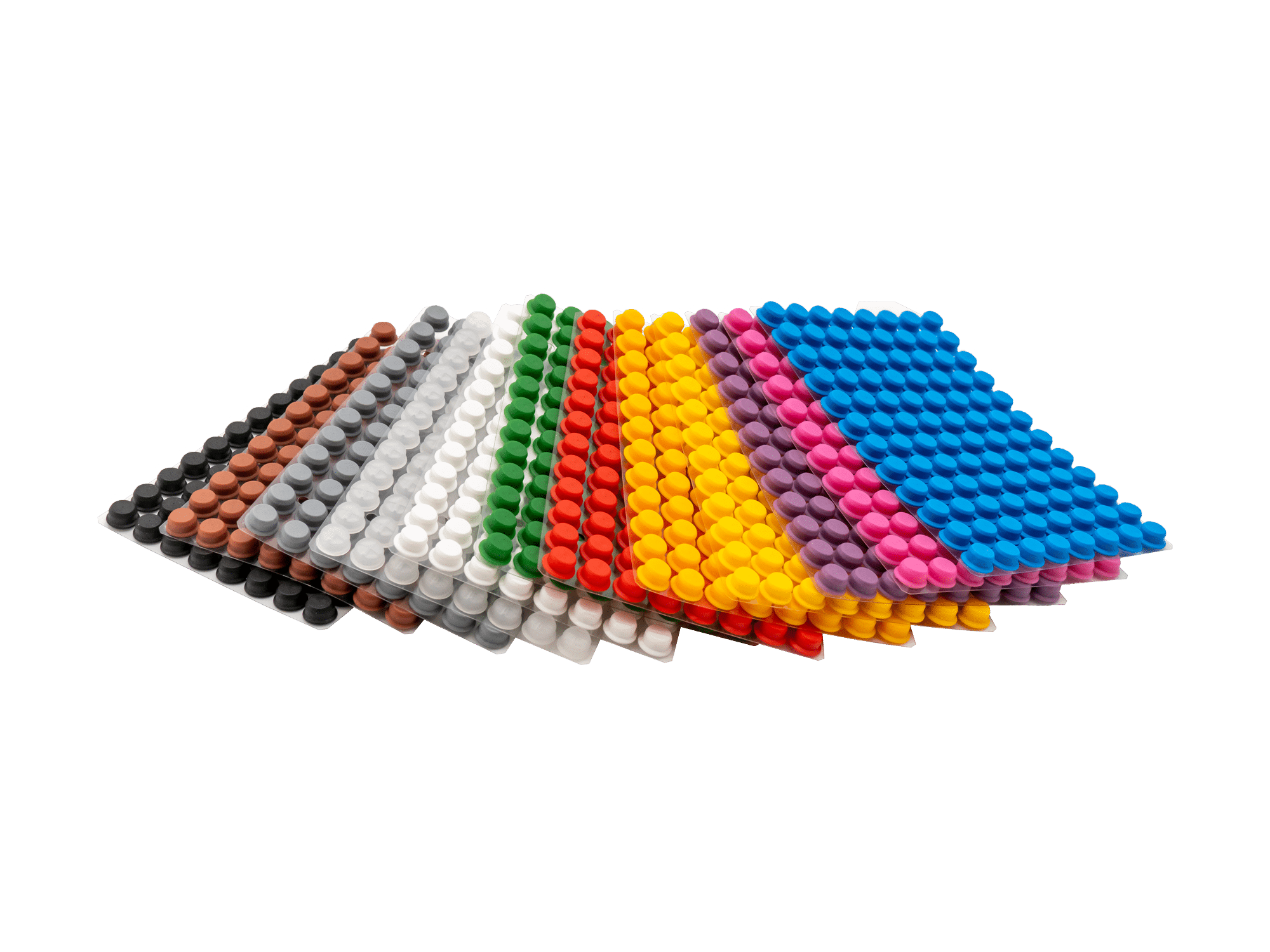 LVL SAFE® 96 push cap mat designed for secure and efficient sealing of 96 format 2D coded sample tubes supporting laboratory automation biobanking workflows and reliable sample protection during storage and handling in laboratory environments