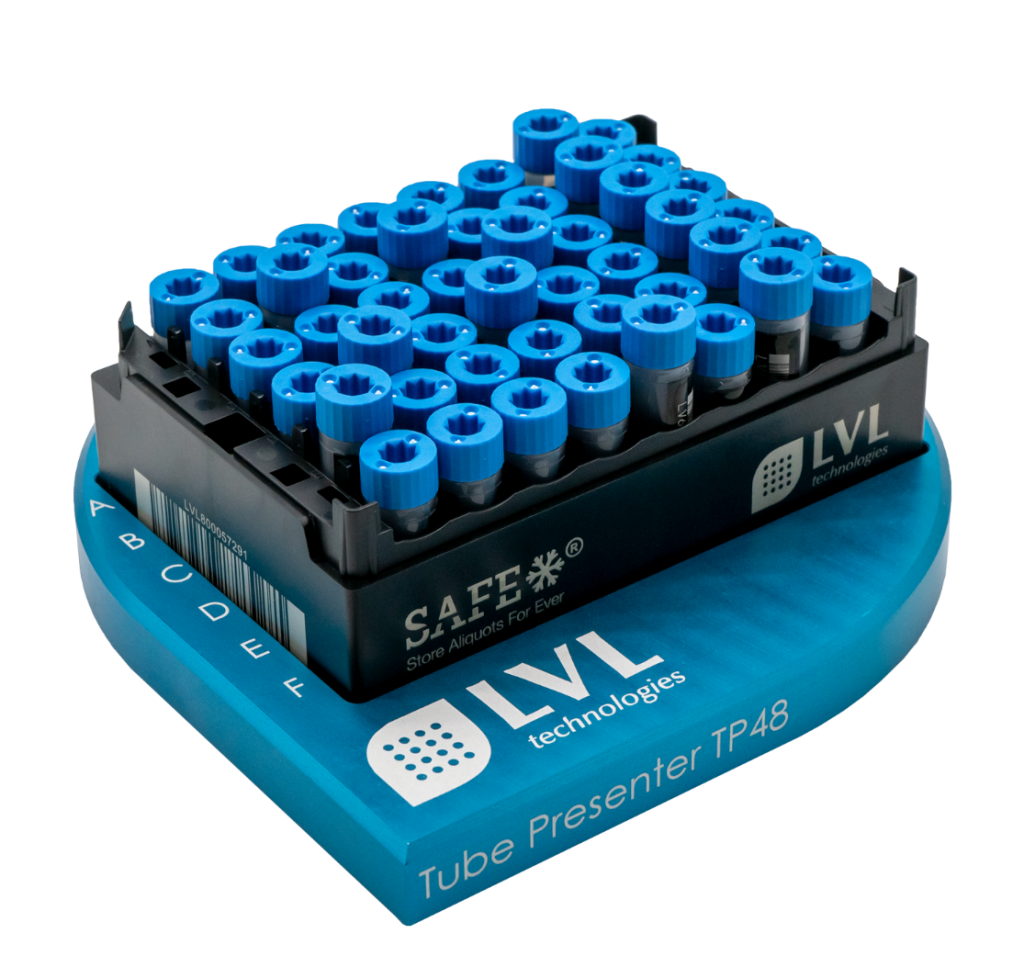 LVL SAFE® Tube Presenter TP48 – präzises Tool zur sicheren Probenentnahme