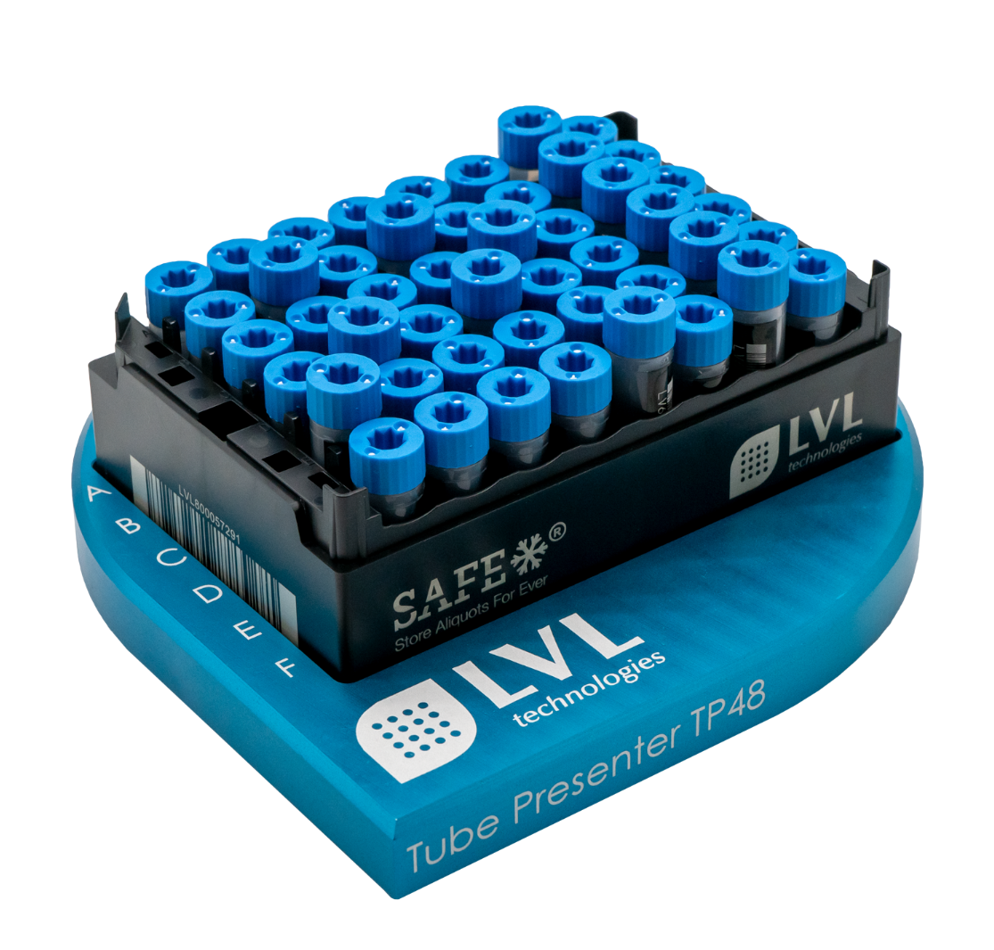 LVL SAFE® Tube Presenter TP48 – präzises Tool zur sicheren Probenentnahme