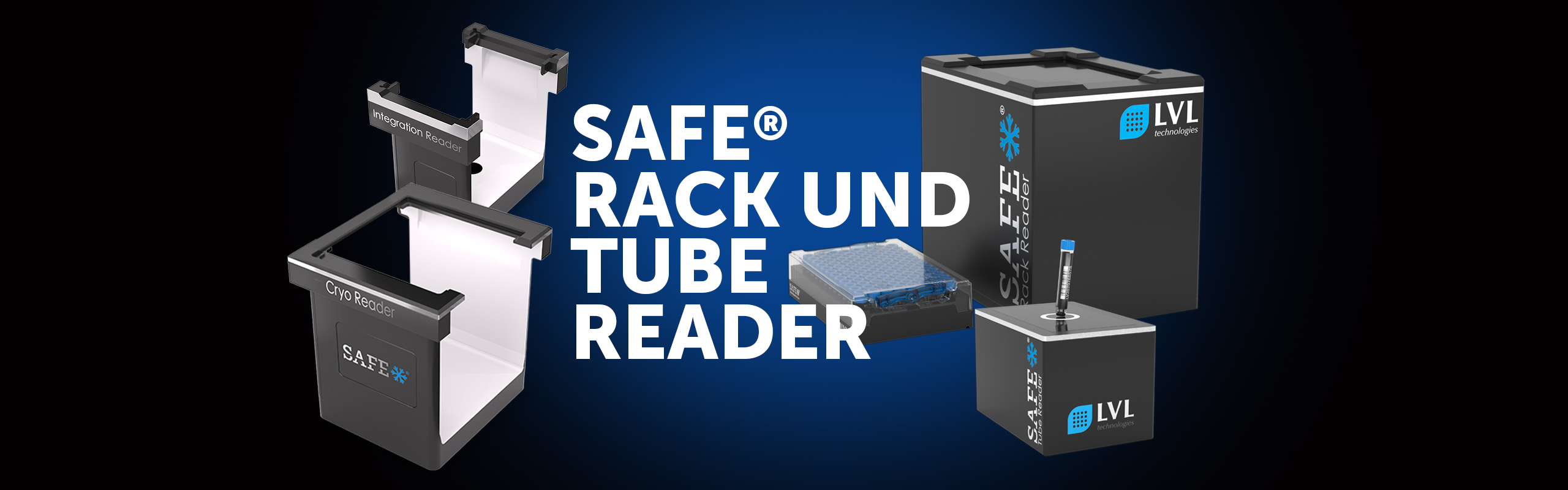 SAFE Rack und Tube Reader Header