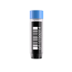 LVL SAFE® XLX 2000 Tube mit blauem Screw Cap und laserbeschriftetem 2D-Barcode zur Probenidentifikation